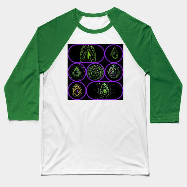 The avocado is gone Baseball T-Shirt by Avocado design for print on demand